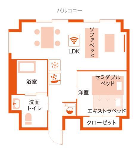 Apartment Hotel Ecott Kagoshima Exterior foto